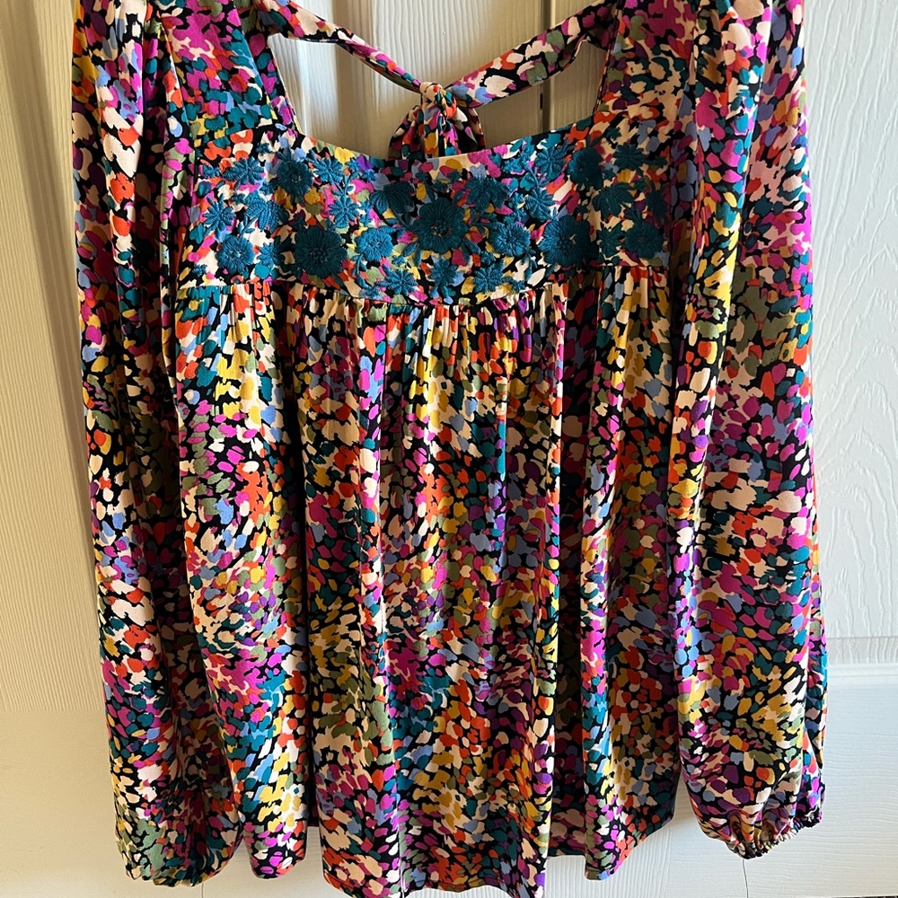 Savanna Jane Multicolor Floral Blouse